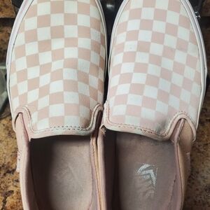 Checkered Slip-On Sneakers